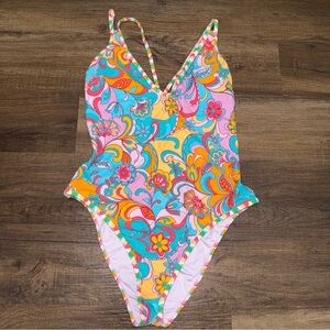 NWT CupShe Floral One Piece Swimsuit